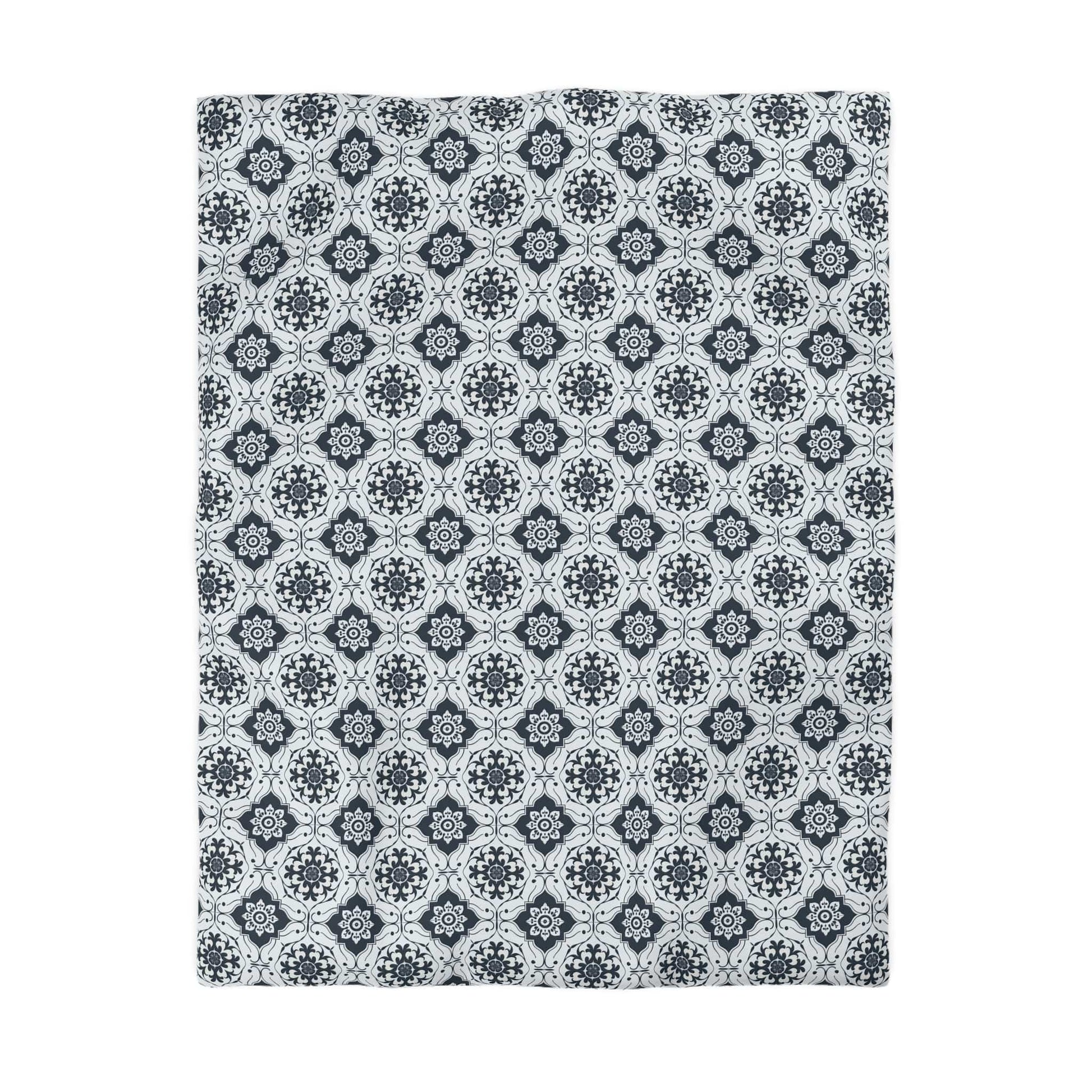 Lisbon Noir Microfiber Duvet Cover