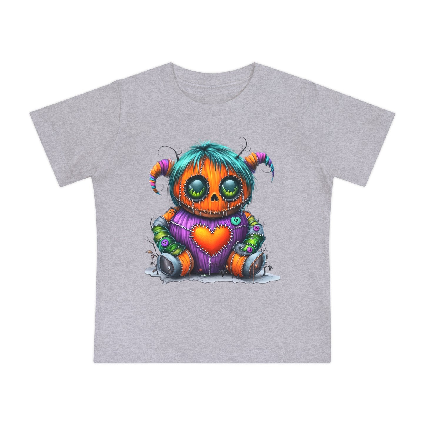 Patchwork Pumpkin Heart Infant T-Shirt
