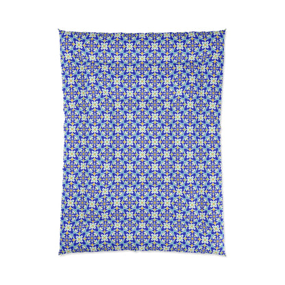 Blue Horizon Mosaic Comforter