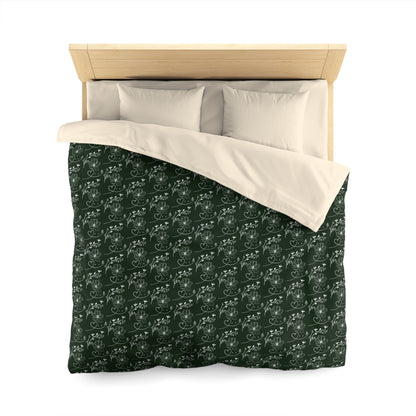Flowers & Butterflies Microfiber Duvet Cover