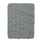 Prehistoric Playtime Sherpa Fleece Blanket