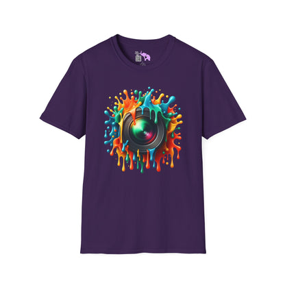 Colorful Camera Lens Adult T-shirt