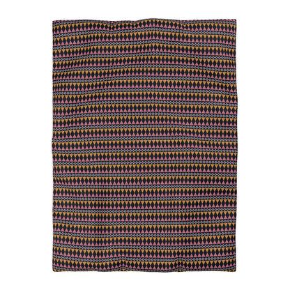 Midnight Clay Cairn Stripes Duvet Bedding Set