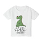 Hello Little Bug (Dinosaur) Heavy Cotton™ Toddler T-shirt