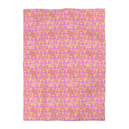 Sunset Sorbet Camo Microfiber Duvet Cover