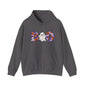 Cute Floral Boo w/Ghost Heavy Blend™ Hooded Sweatshirt