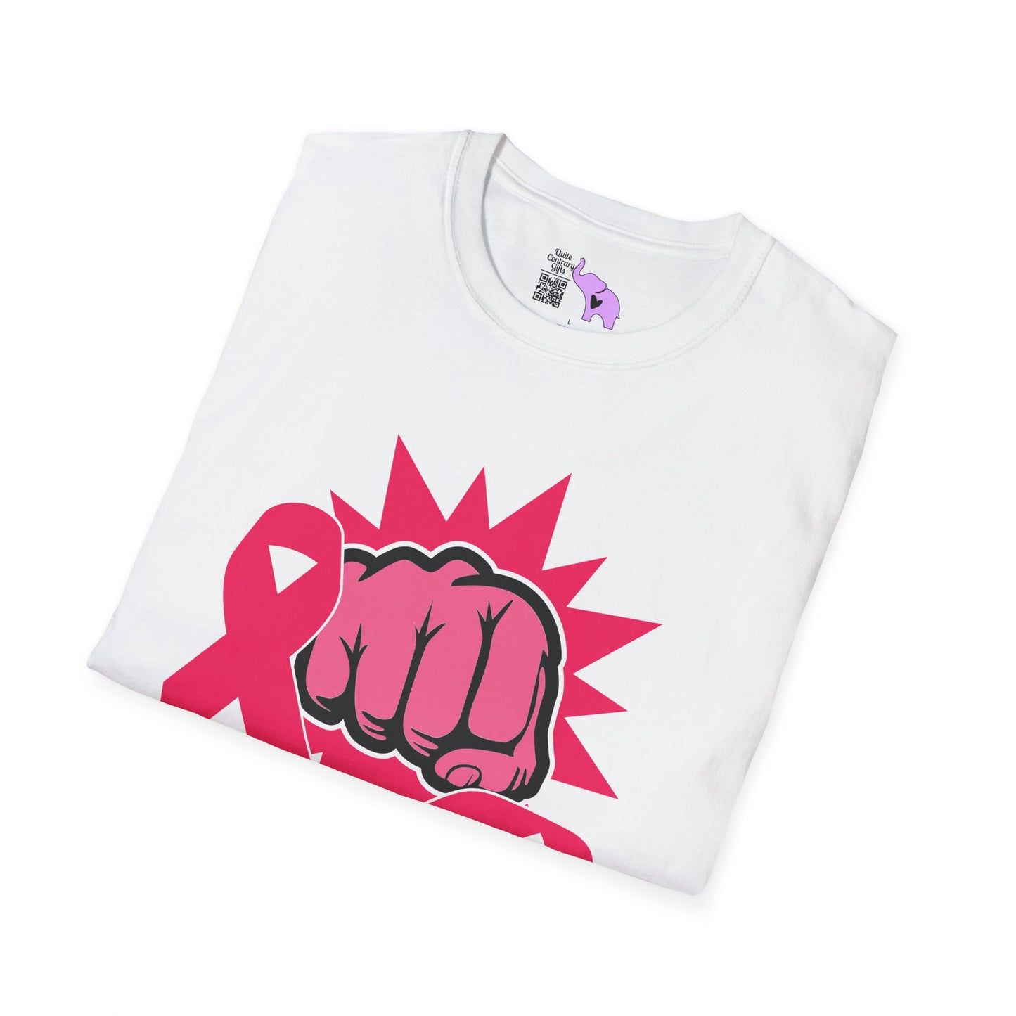 Breast Cancer Warrior Punch Adult T-shirt