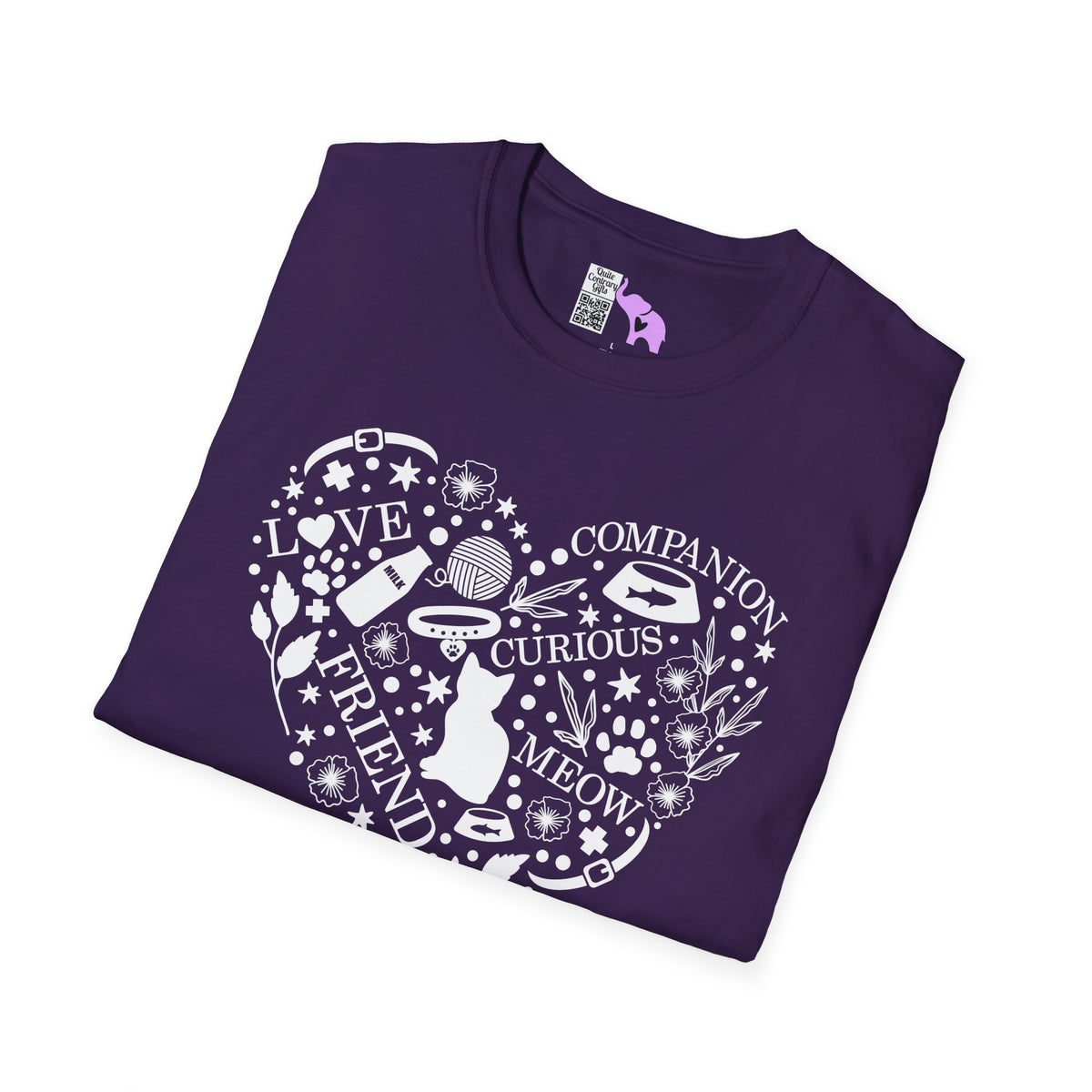 Cats Fill My Heart Adult T-shirt