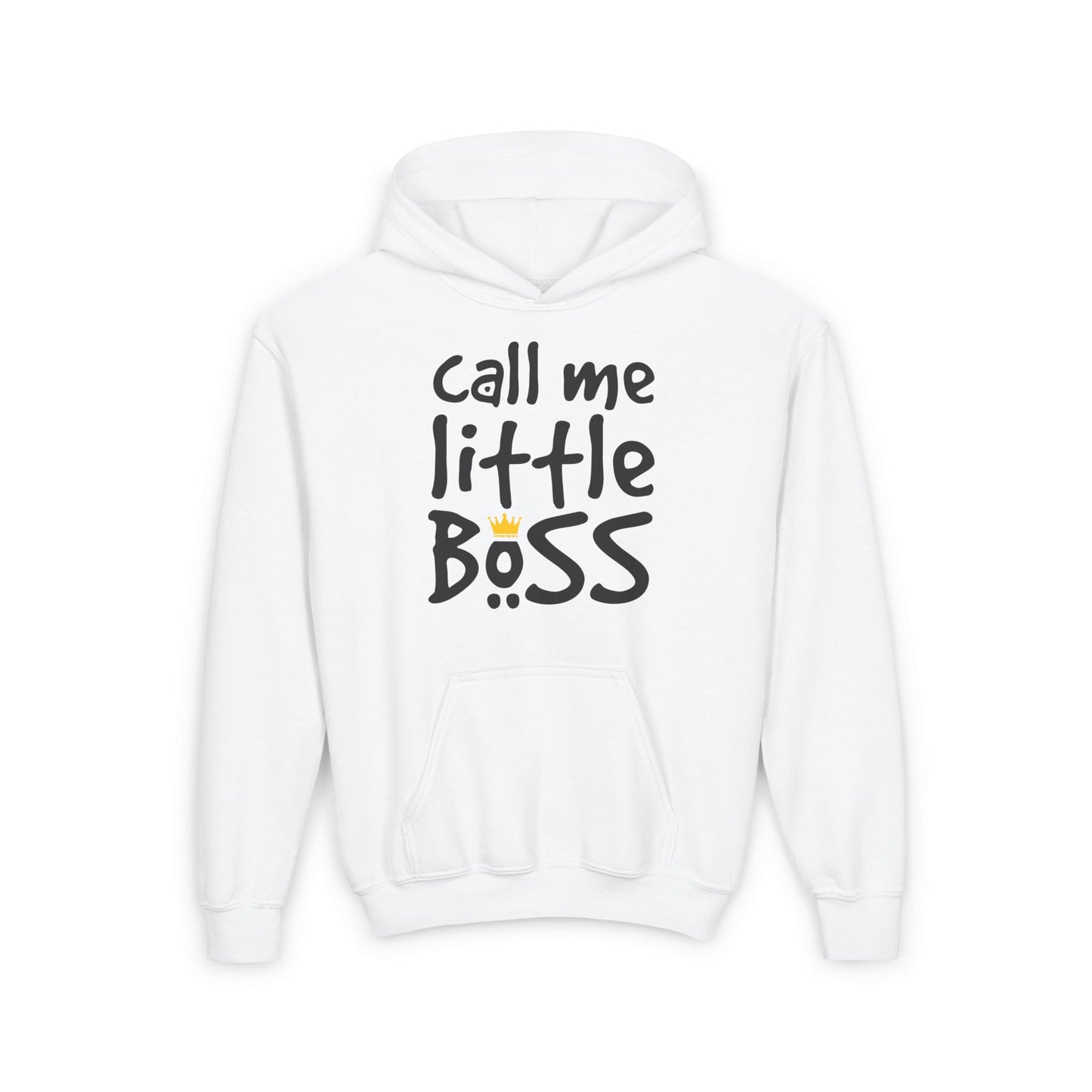 Call Me Little Boss Youth Heavy Blend Hoodie