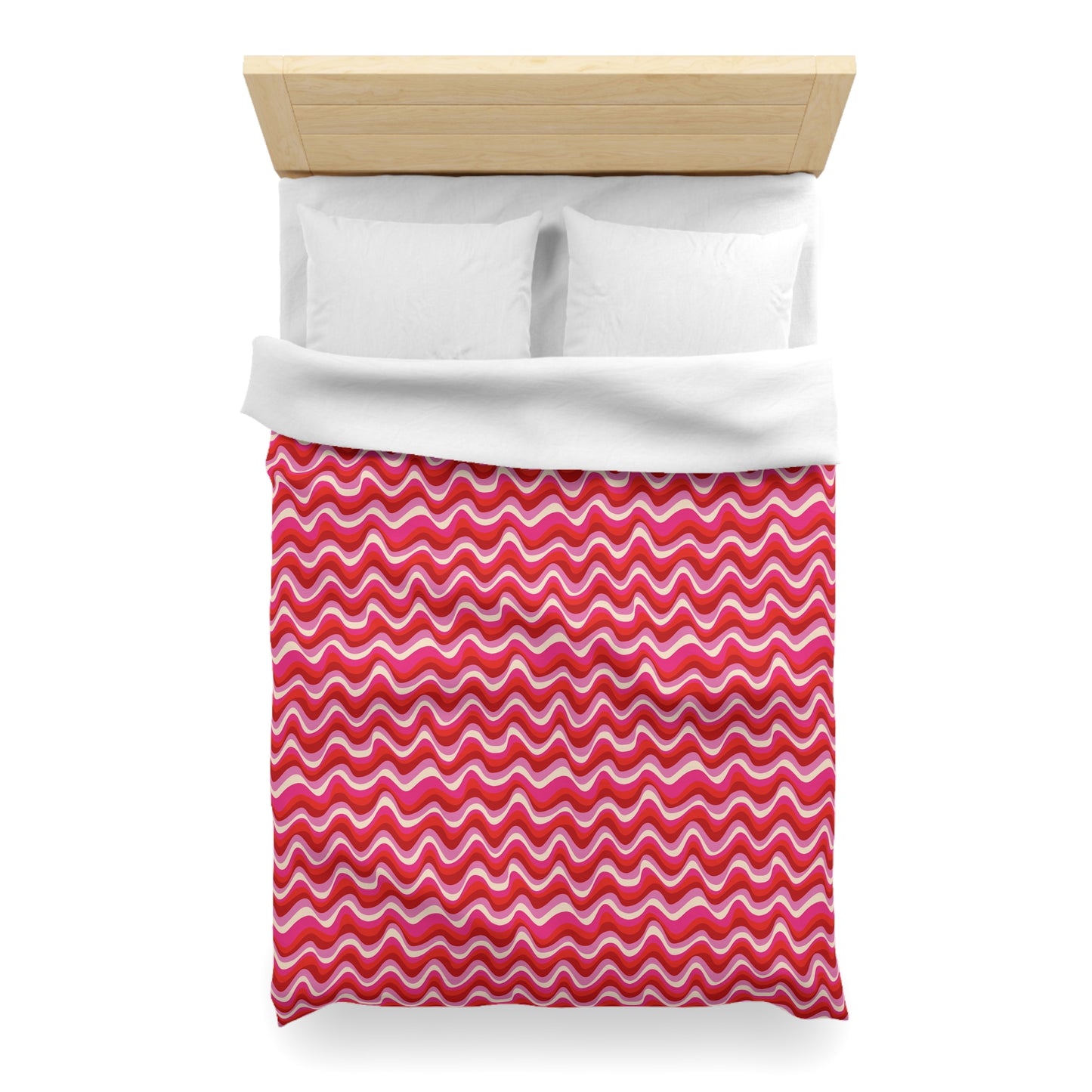 Blush Frequency Microfiber Duvet Cover