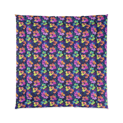 Watercolor Flowers Comforter