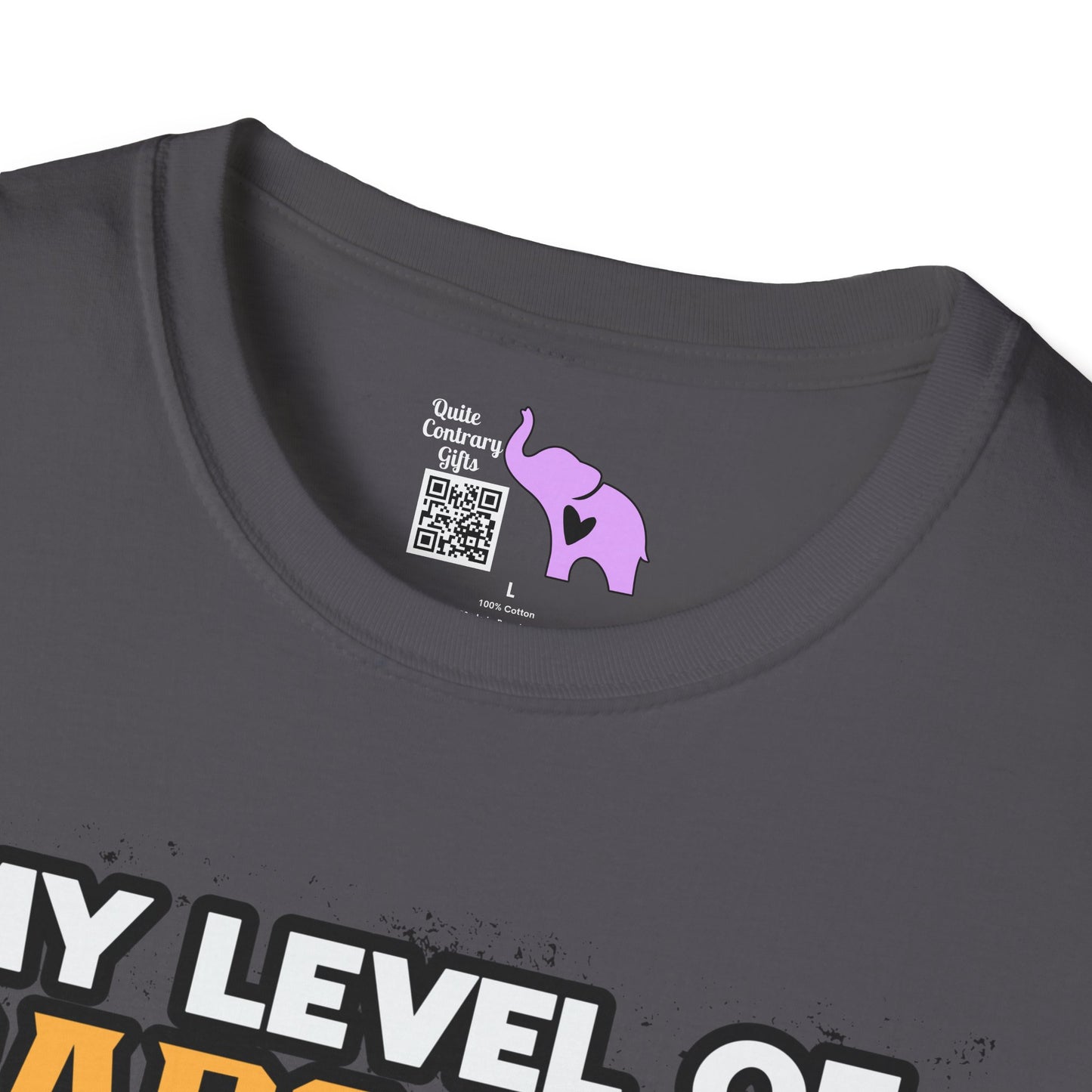 My Level of Sarcasm Adult T-shirt