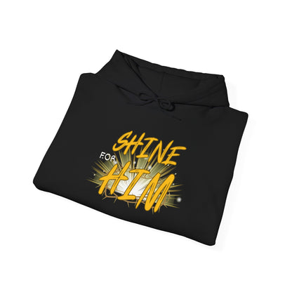 Shine For Him Heavy Blend™ Hooded Sweatshirt