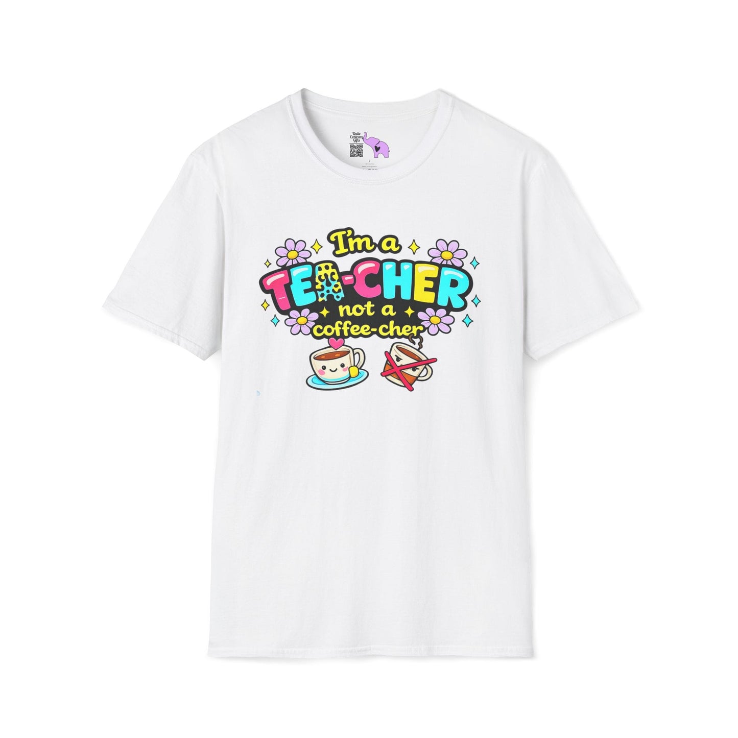 I'm A Tea-cher Not A Coffee-cher Adult T-shirt