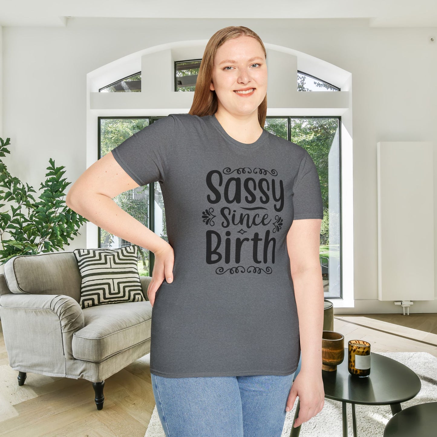 Sassy Since Birth Adult T-shirt