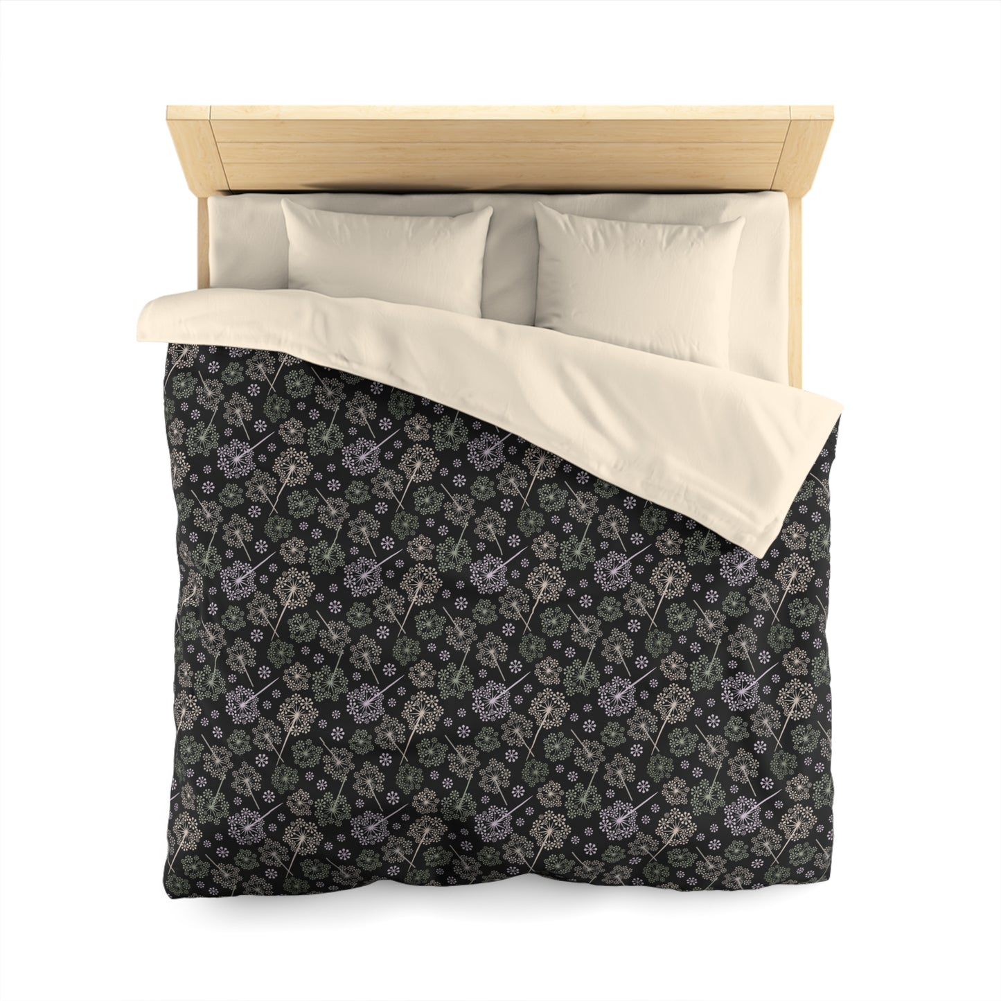 Dandelion Nightfall Microfiber Duvet Cover