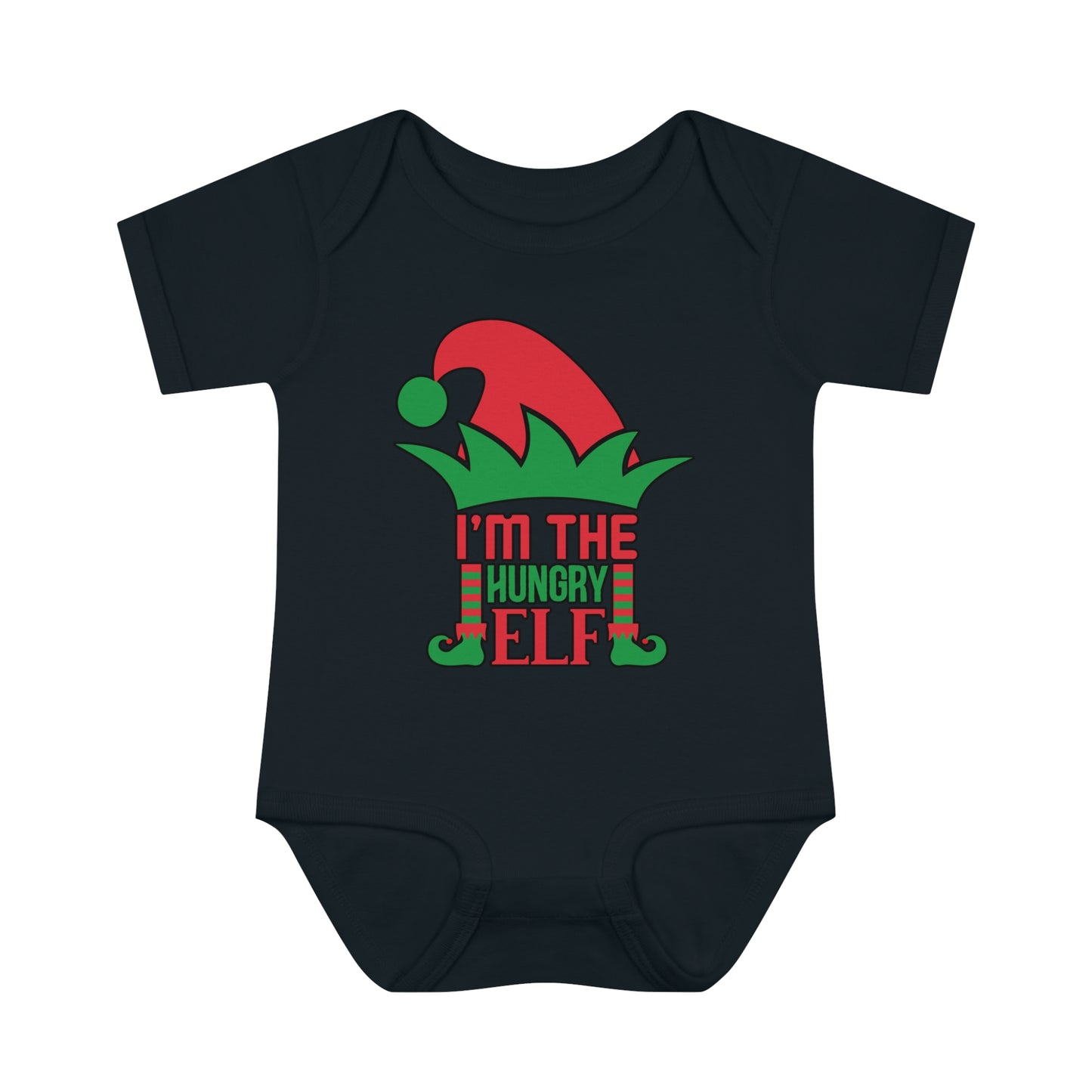 I'm The Hungry Elf Infant Baby Rib Bodysuit