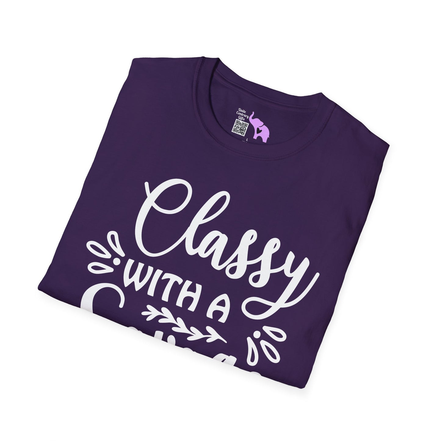 Classy With Savage Side Adult T-shirt