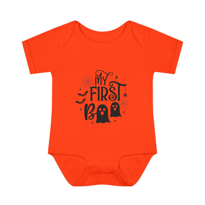 My First Boo Infant Baby Rib Bodysuit