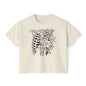 Floral Ribcage Women's Boxy Tee