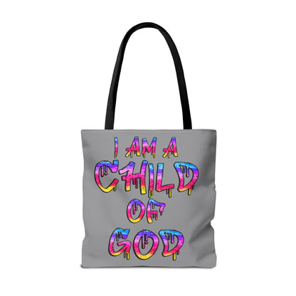 I Am A Child of God Canvas Tote Bag