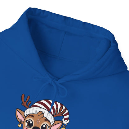 Santa's Little Deer Adult Heavy Blend™ Hoodie