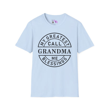 My Greatest Blessings Call Me Grandma Adult T-shirt