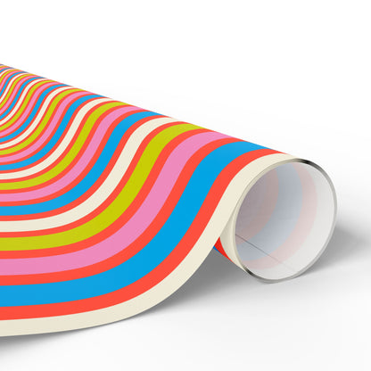 Colorful Trails Wrapping Paper