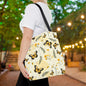 Sunlit Butterfly Bloom Canvas Tote Bag