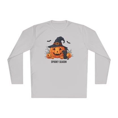 Spooky Season (Jack-O-Lantern/Black Cat) Adult Long Sleeve Tee