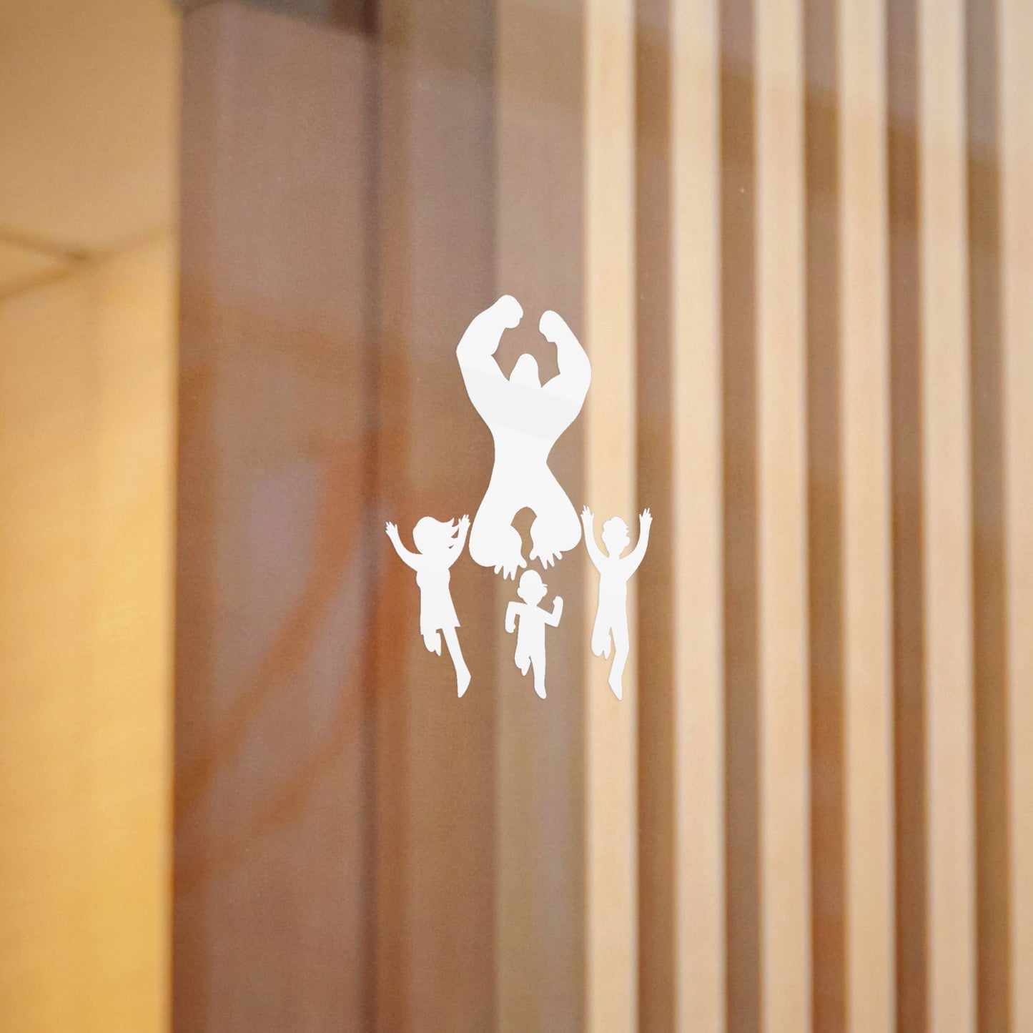 Bigfoot Chasing Family Decal