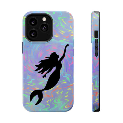 Mermaid Silhouette MagSafe® Compatible Tough Case for iPhone