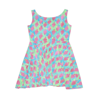 Strawberry Breeze Women's Skater Dress