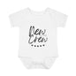 New To The Crew Infant Baby Rib Bodysuit
