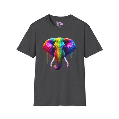 Colorful Elephant Adult T-shirt