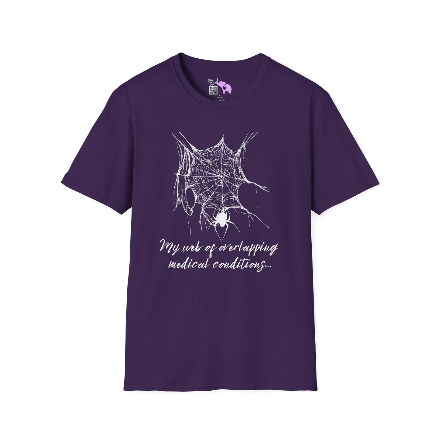 My Web of Overlapping Medical Conditions Adult T-shirt