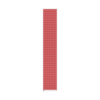 Crimson Poinsettia Sketch Wrapping Paper