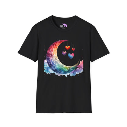 Moon in Love Adult T-shirt