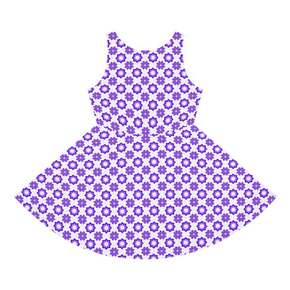 Purple Prism Garden Girls' Sleeveless Sundress