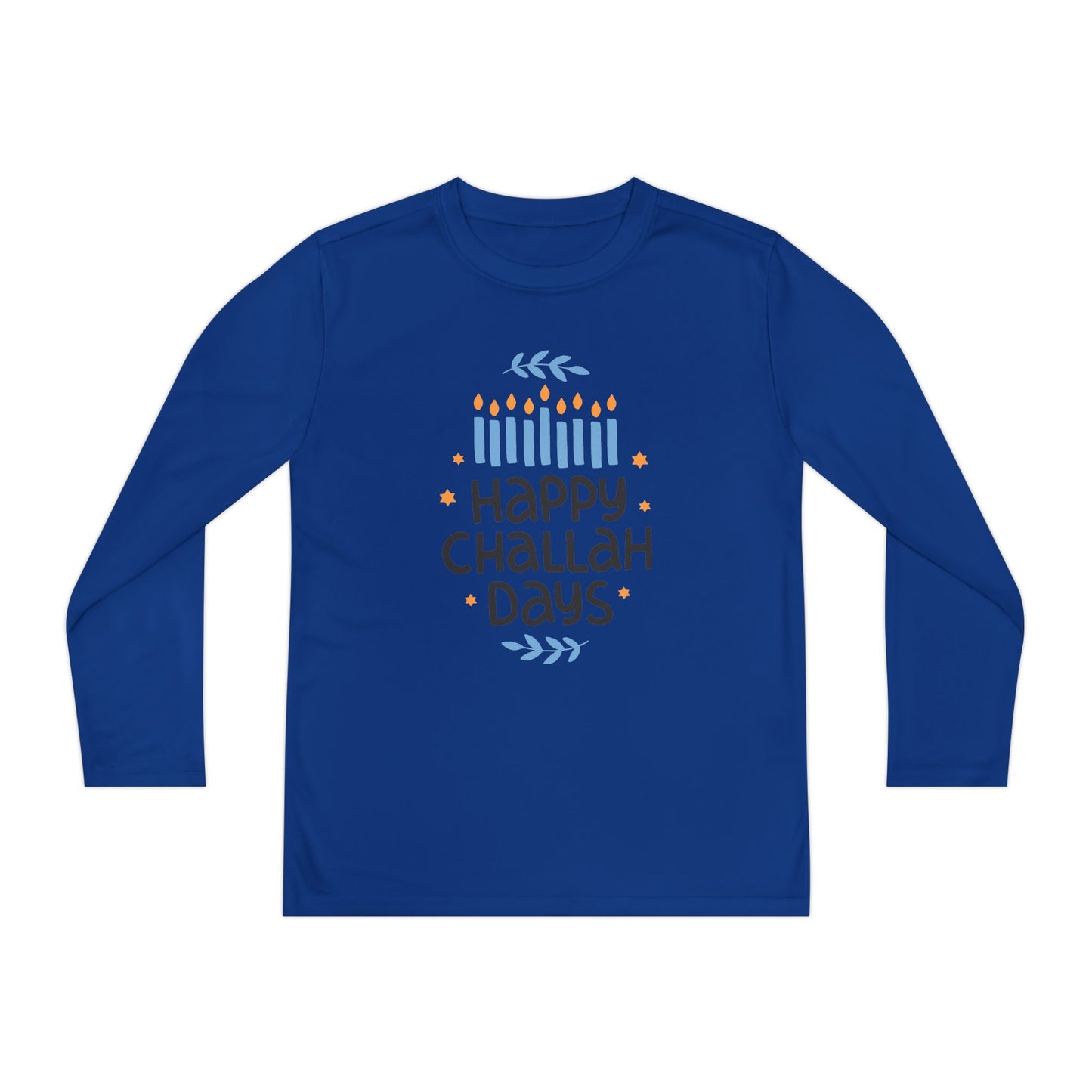 Happy Challah Days Youth Long Sleeve Tee