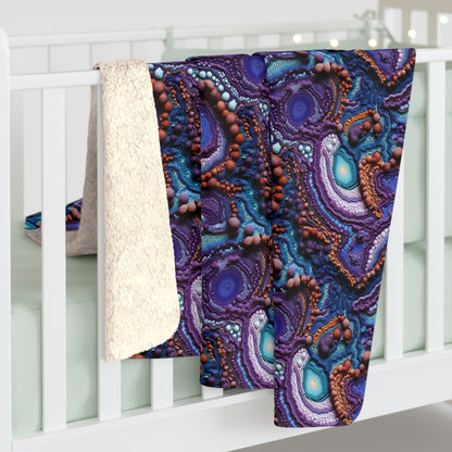 Living Stone Veins Fleece Blanket