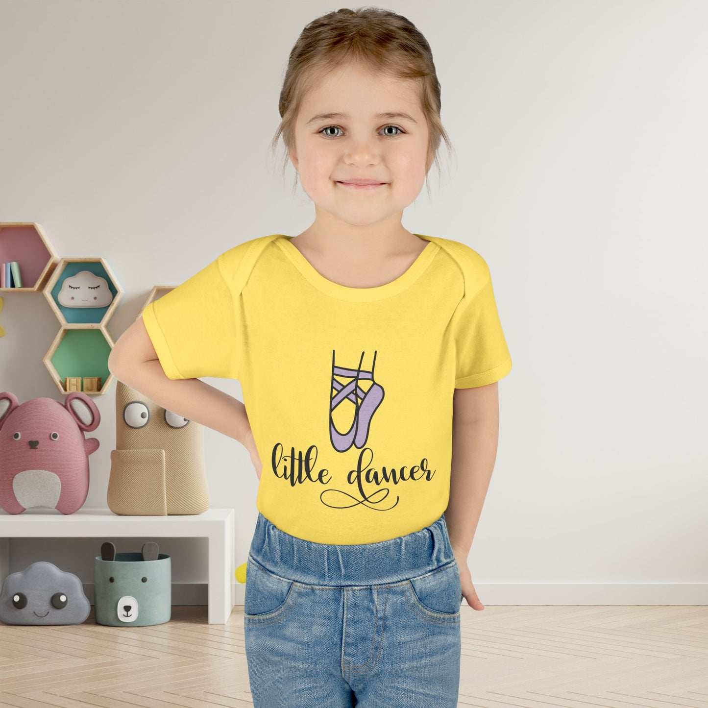 Little Ballerina Infant Baby Rib Bodysuit