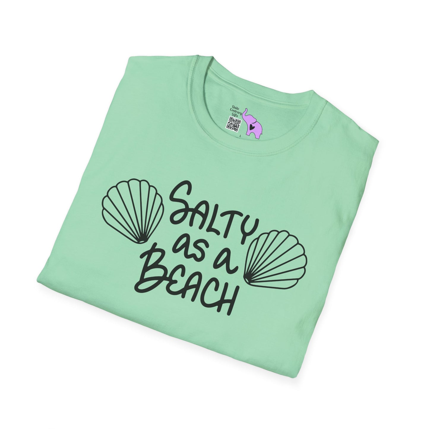 Salty As A Beach Adult T-shirt