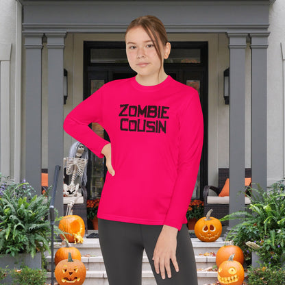 ""Zombie Cousin Youth Long Sleeve Tee
