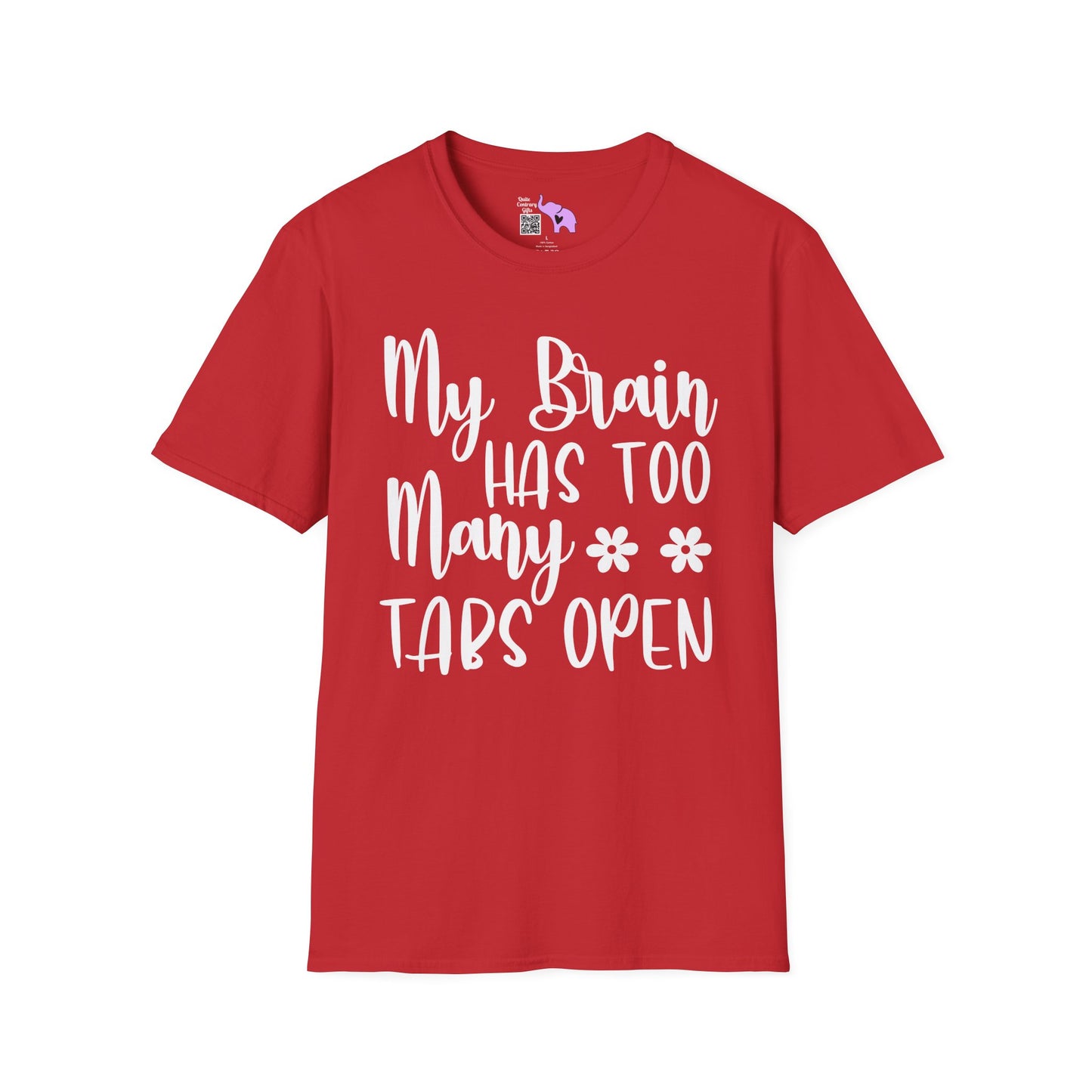 My Brain Has Too Many Tabs Open Adult T-shirt