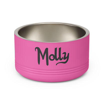 Spoiled Rotten Personalized Pet Bowl – 18oz Stainless Steel Dog & Cat Food Bowl