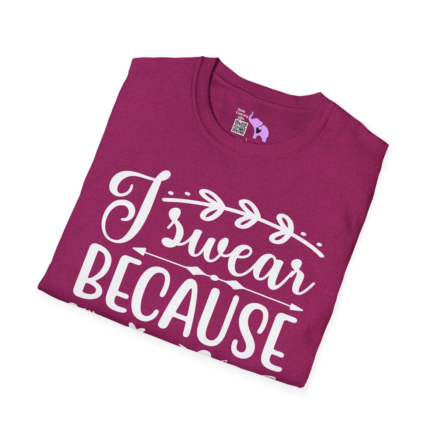 I Swear Because I Care Adult T-shirt