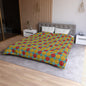 Retro Grins Microfiber Duvet Cover