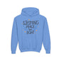 Hanukkah Wishing Peace & Light 3 Youth Hoodie