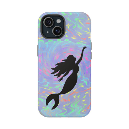 Mermaid Silhouette MagSafe® Compatible Tough Case for iPhone